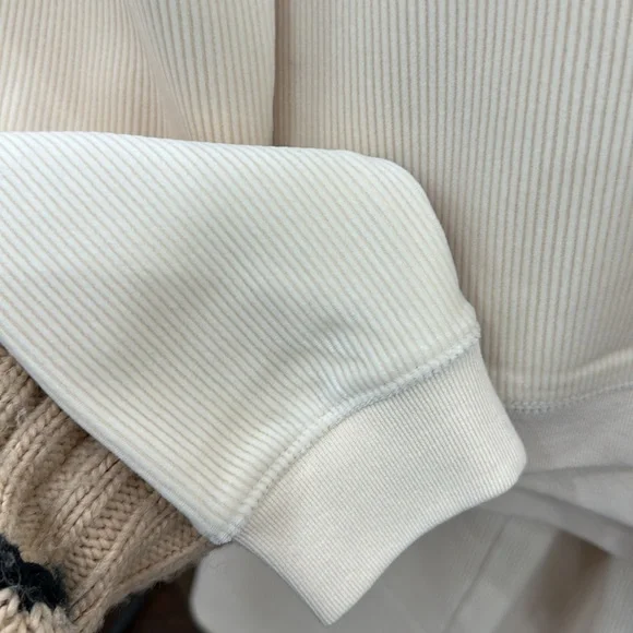 Marine Layer Cord Velour V-Neck Sweatshirt - Picture 5 of 5